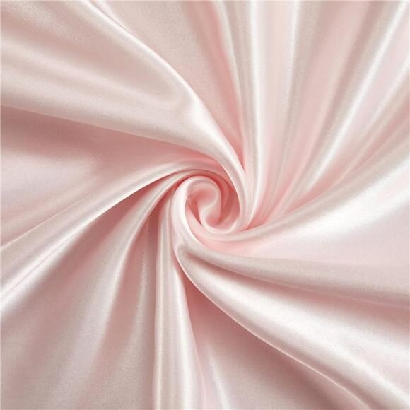 5Pcs Blush Pink Silk Sheets King Satin SheetsSet KingSize Sheets Silky Comforter - Picture 5 of 8